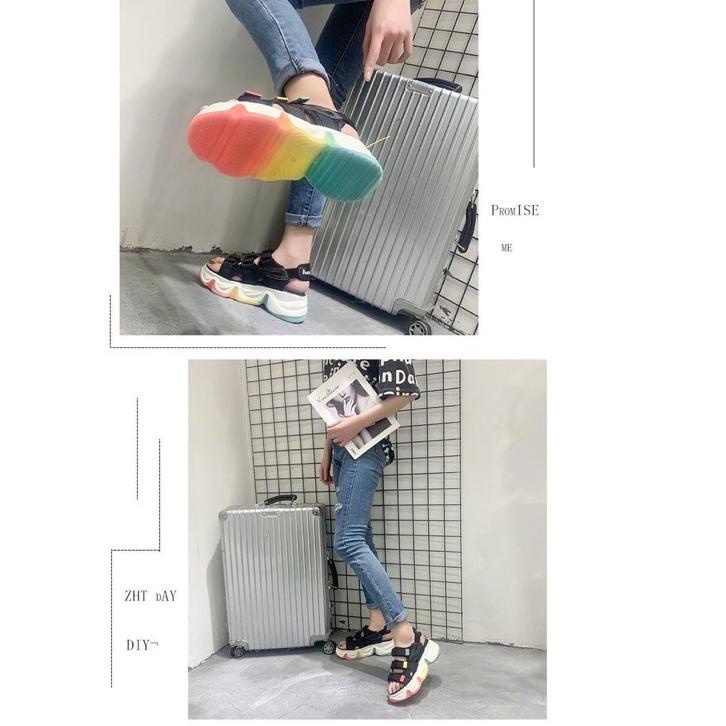 Langsung Atc AXELINE Sandal Wedges Wanita Korea TRISTYLE Platform Best Seller COD