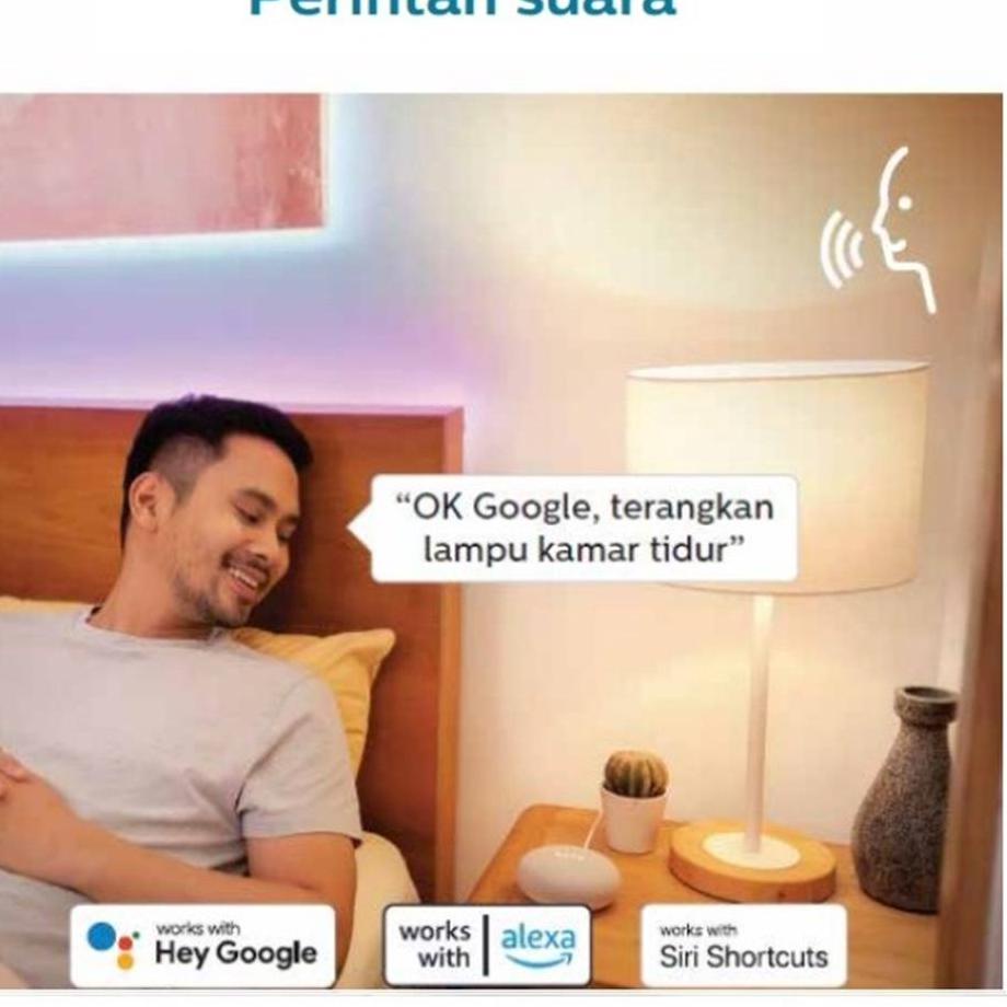 Terbaik Philips Lampu Smart Wifi LED Multipack 8W - Tunable Color (Warna)