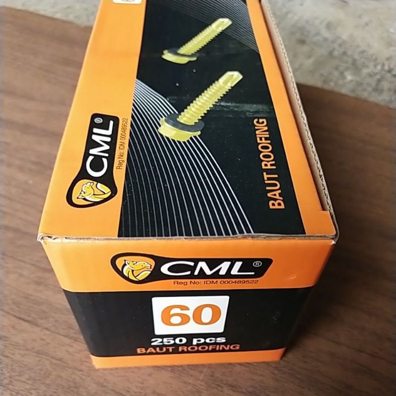 baut roofing/ baut baja ringan 6 cm