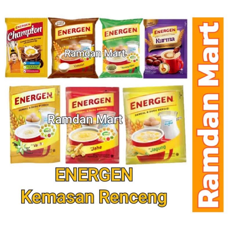 

ENERGEN susu dan sereal 1 renceng ( 10 sachet )