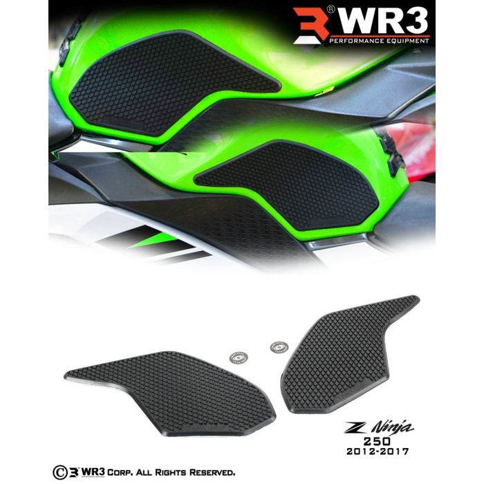 Tankgrip Kanan Kiri Wr3 Ninja 250 Fi Or Z250 Fi Techspech Rep #Original