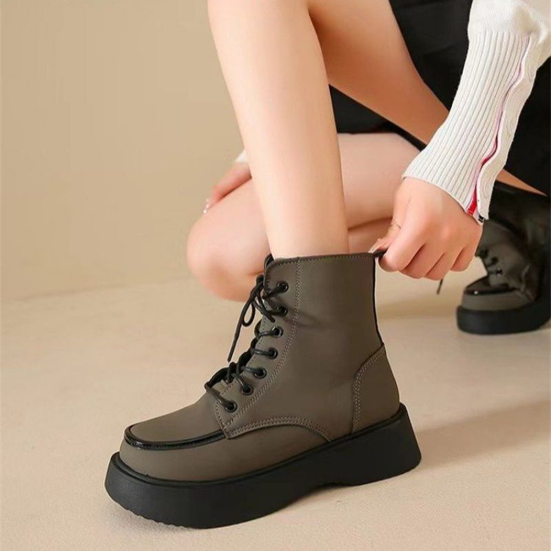 [DF FOOTWEAR] Sepatu Boots Martin Wanita Import Premium Quality DF 623