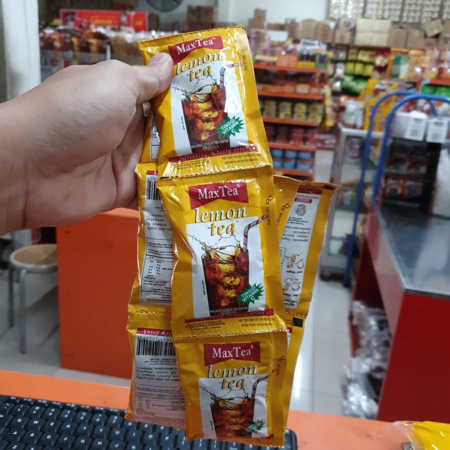 

RTG 10*25GR - MAXTEA LEMON TEA RENTENG / MAX TEA LEMON TEH LEMONTEA