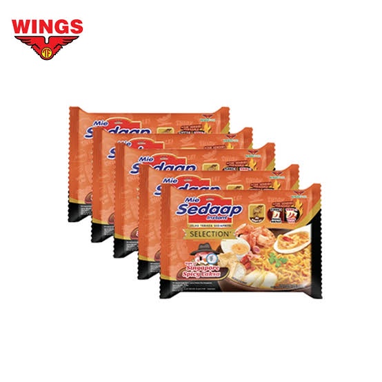 Mie Sedap Spicy Laksa Singapore mie sedaap murah (5 pcs)