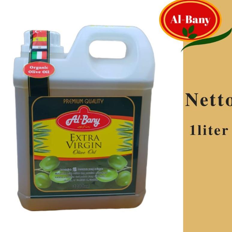 

[BAYAR DITEMPAT] SUPER ZAITUN EXTRA VIRGIN AL-BANY 1000ML (BISA DIMINUM SEBAGAI OBAT,DIMASAK)