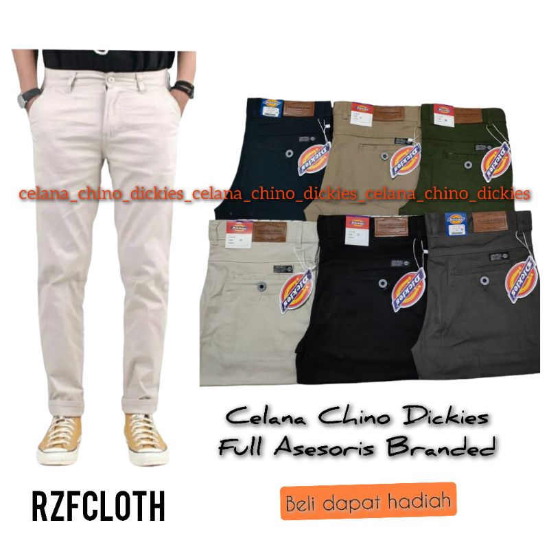 Celana Chino Panjang Pria Dickies / Celana Chino Reguler Premium/ [ TERLARIS ]