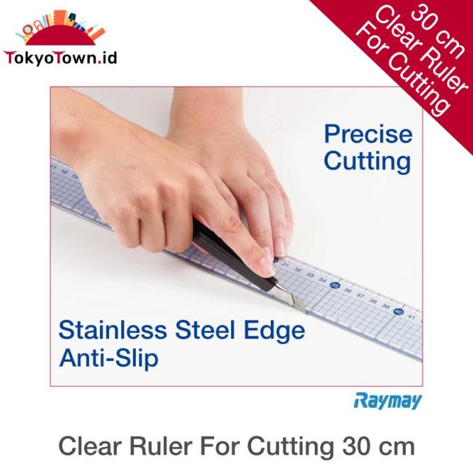 

Clear Ruler for Cutting 30cm