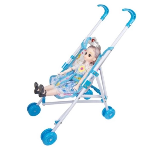 

Unik mainan boneka anak perempuan mainan anak stoller boneka Murah