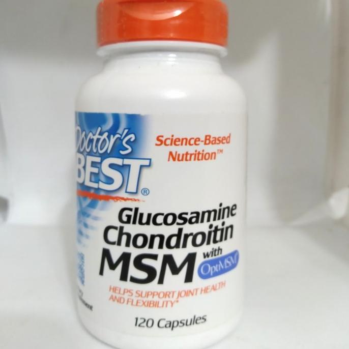 Doctor Best Glucosamine Chondroitin MSM 120 Kapsul OptiMSM doctor's