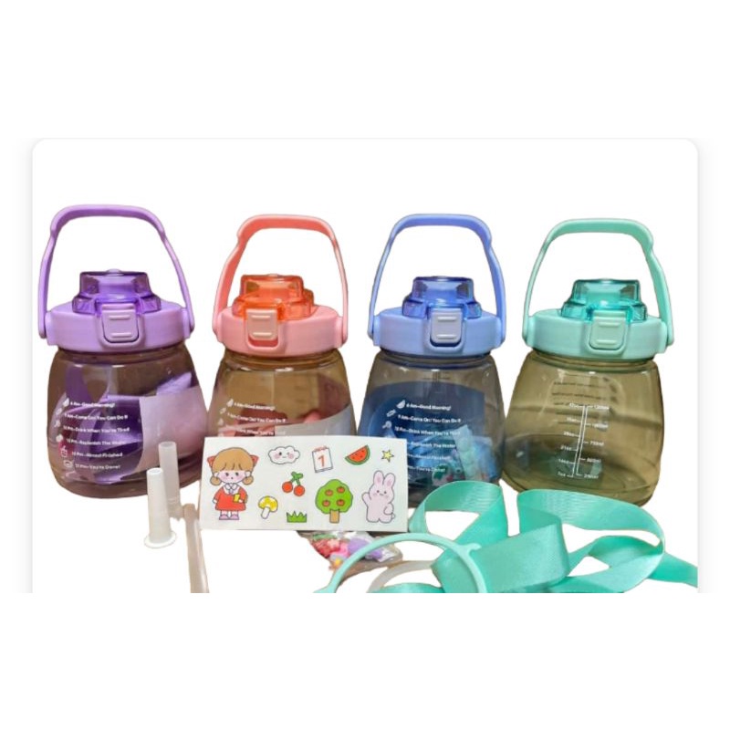 Botol air minum viral ukuran 1 liter