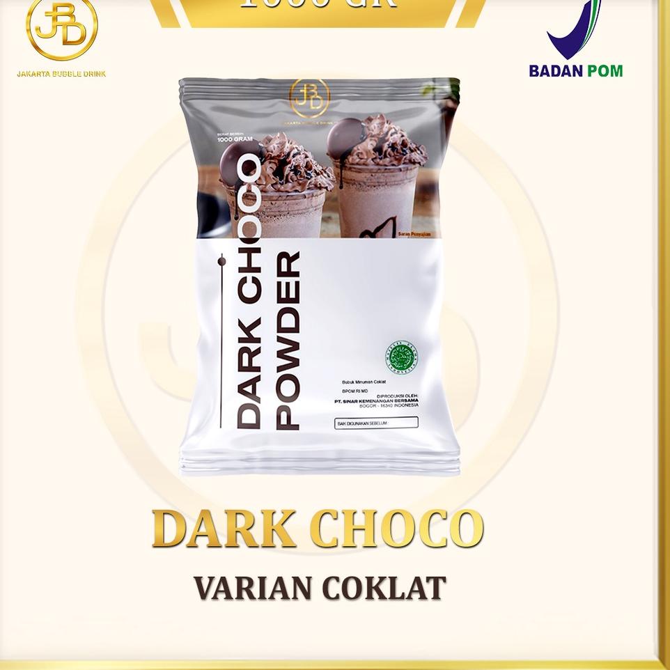 

➲Grosir✶ Bubuk Minuman DARK CHOCOLATE 1 KG - JBD | HALAL 74