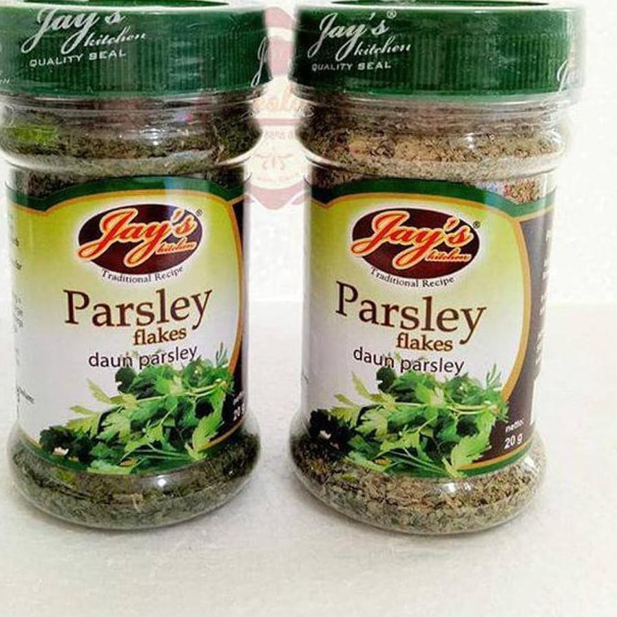 

₽ parsley flakes daun parsley jays 20 gram の
