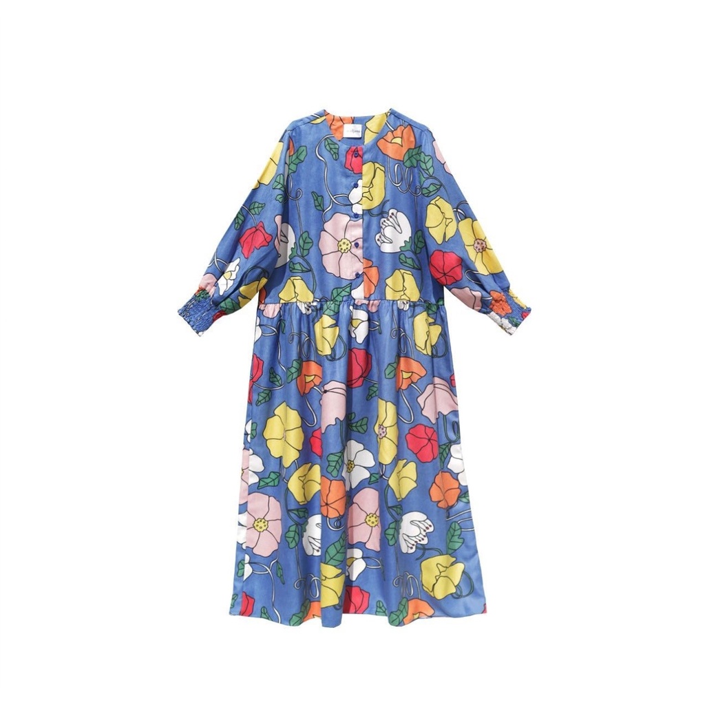 Nadjani Dhiya Dress Blue