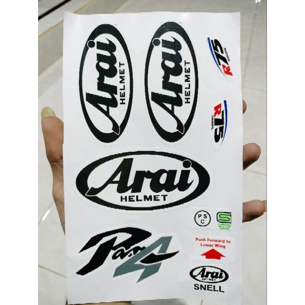 Stiker Helm Arai Ram 4