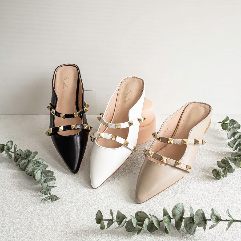 Fay Studs Mules