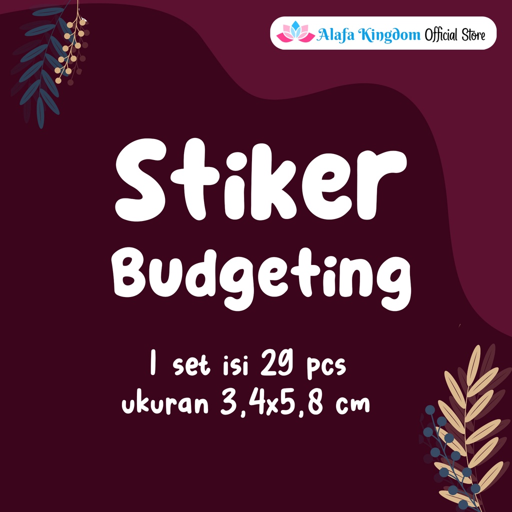 

AlafaKingdom Stiker Budgeting | Stiker Keuangan