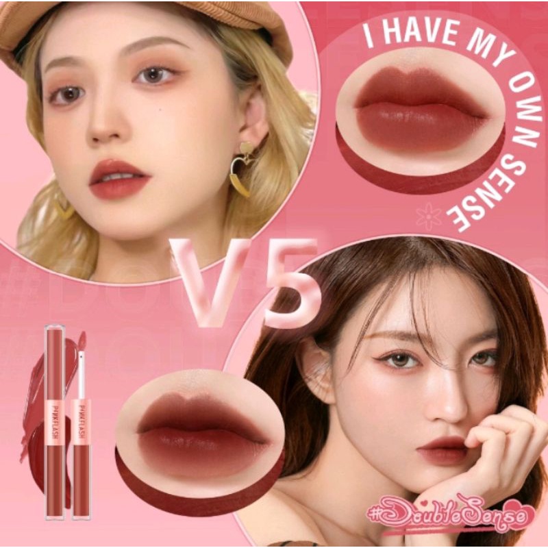 ✨SHASYA✨PINKFLASH  DOUBLE SENSE  2 IN 1 DUAL END DED LIPSTICKS OMBRE LIPS LIQUID MATTE BEST SELLER PEODUCT