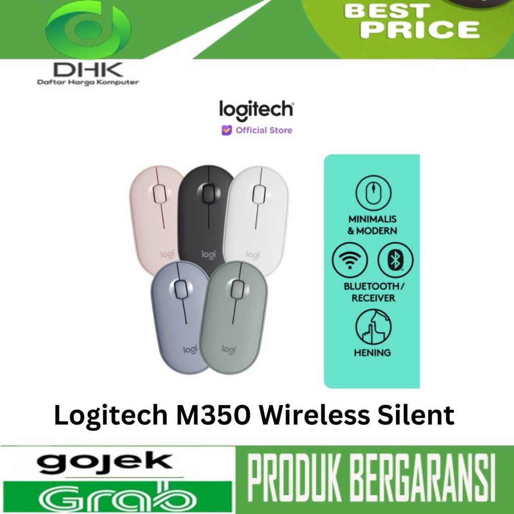 Logitech Mouse M350 Wireless Silent