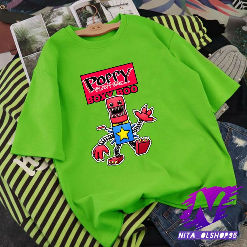 baju anak kaos anak monster boxy boo