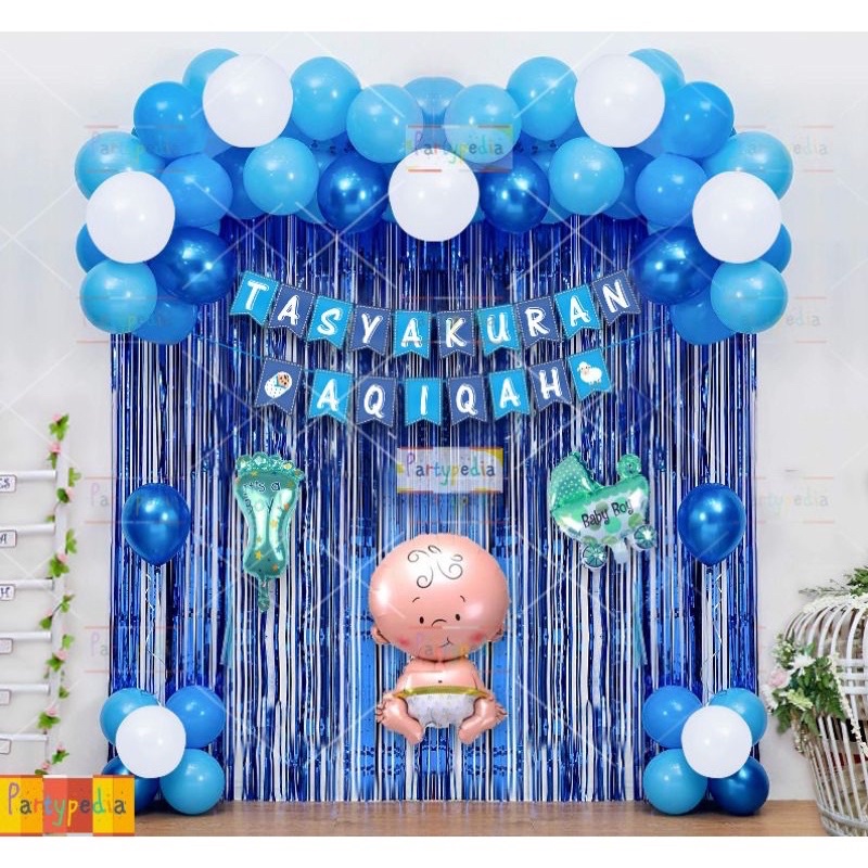 Paket Dekorasi TASYAKURAN Aqiqah Anak perempuan/laki laki
