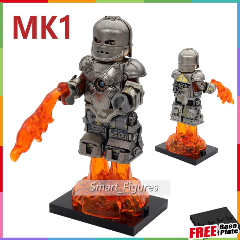 Iron Man Mark1 Limited Mini Figure Mainan Hadiah Minifigures Dokter Efek Aneh Diy Aksesoris Iron Man MK1 Armor