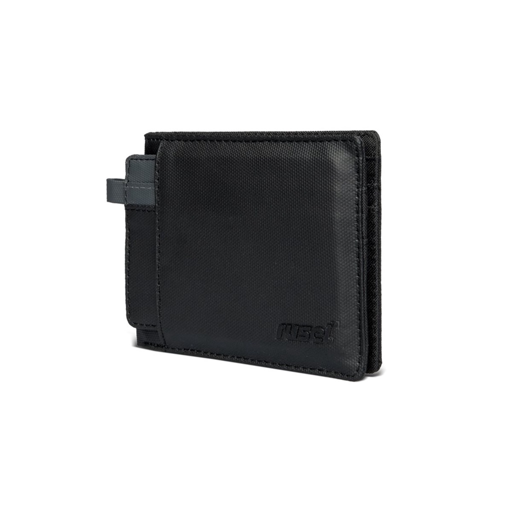 HEYRUS RUSEL I Hiro Wallet Black Dompet Pria Lipat