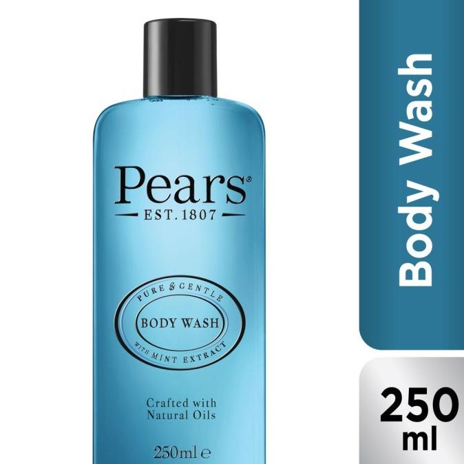 PROMO SERU (BISA COD) Pears Pure & Gentle Body Wash With Mint Extract 250ml TERLARIS TERPERCAYA ORIG