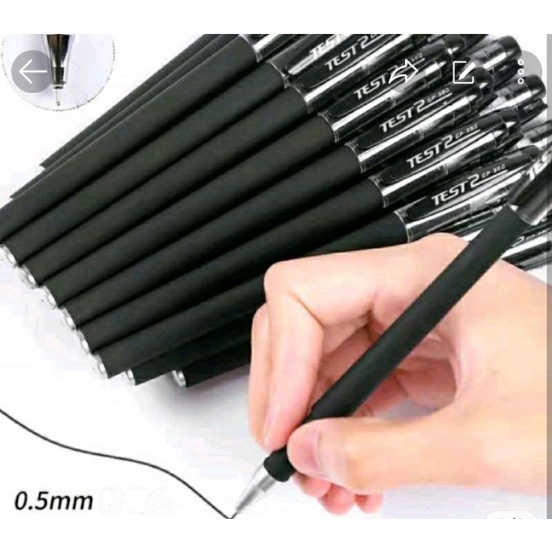 

1PC 0.5mm Gel pen black & gel Needle ball tip Office & School