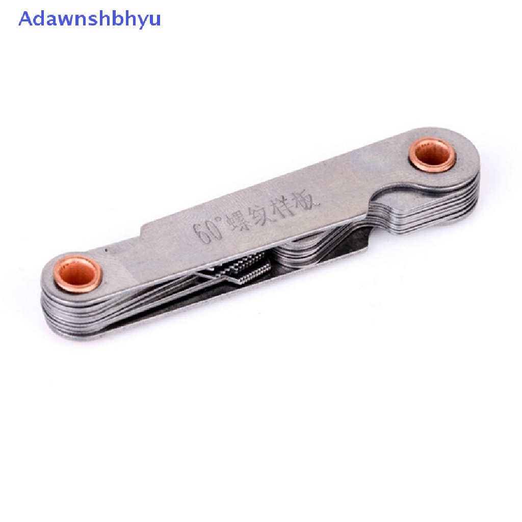 Adhyu Pisau Benang 60derajat Terbaik Screw Pitch Gage Gauge Dual Head Measure Tools ID