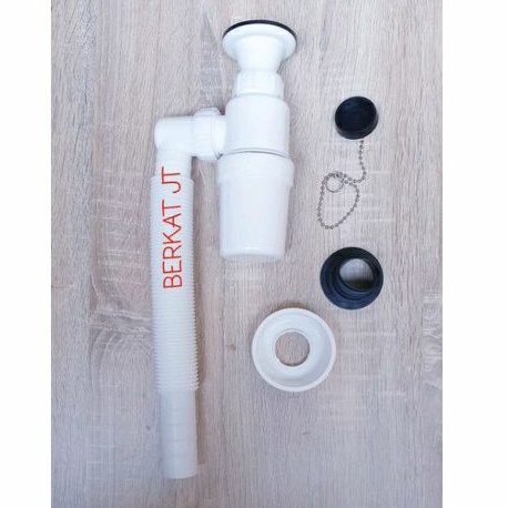 SIFON WASTAFEL/SIFON WASTAFEL PLUS SELANG/SIFON WASTAFEL PVC/SIFON PLASTIK 11/4