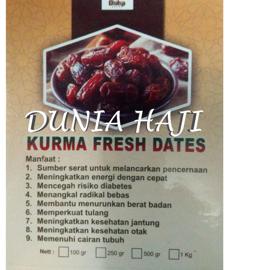 

SALE✅KURMA MADU / Kurma Tunis Tunisia Barari Tanpa Tangkai / Oleh Oleh Haji Umroh|KD1