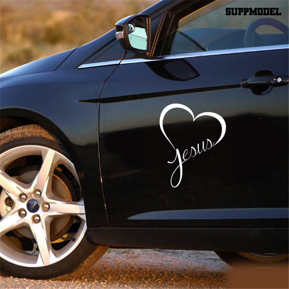 [Auto] Hati Yesus Dapat Dilepas Tahan Air Mobil Styling Jendela Bumper Decal Decor Sticker