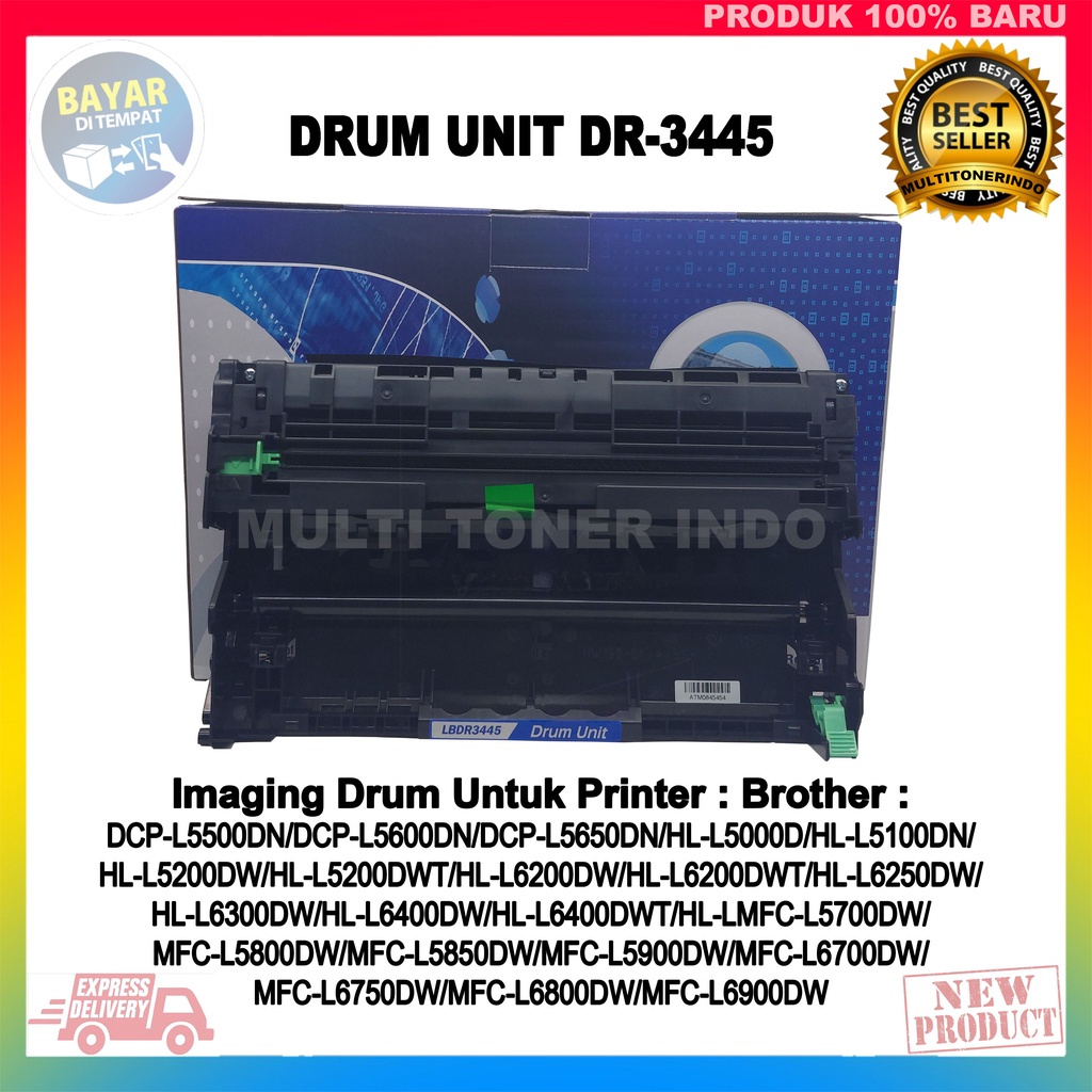 Drum Unit Premium DR-3445 Untuk Printer Brother DCP-L5500DN / DCP-L5600DN / DCP-L5650DN / HL-L5000D 