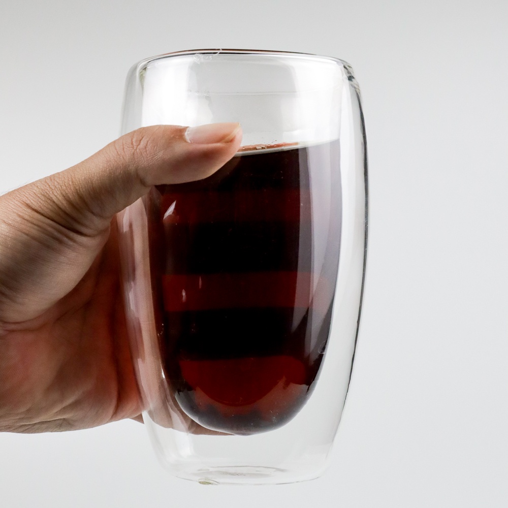 One Two Cups Gelas Cangkir Kopi Anti Panas Double Wall Borosilicate Glass Round Series 250 ml
