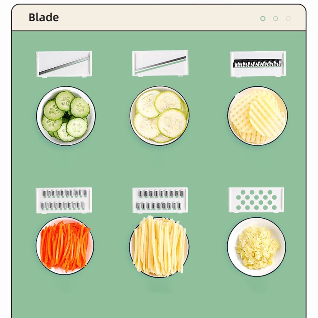 pemotong Pengiris Parutan Serbaguna Sayur &amp; Buah Multifunctional Vegetable Cutter Fruit Slicer