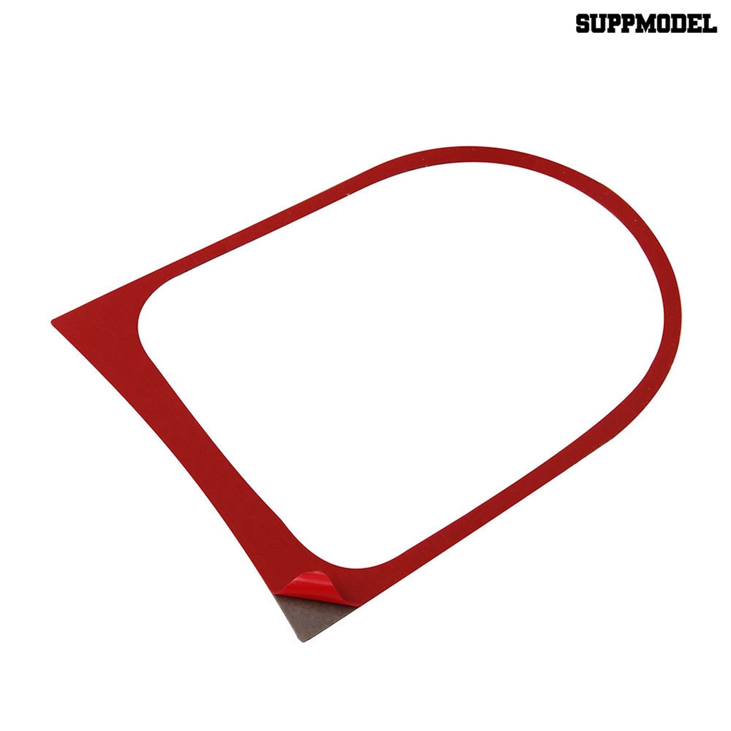 [Dekorasi] 4pcs Anti Gores Perekat Diri Serat Karbon Pusat Konsol Gear Shift Frame Cover Trim Stiker Untuk Ford Mustang