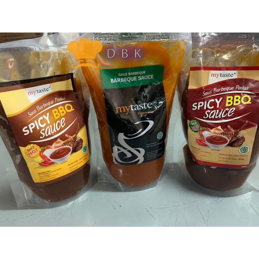 

My Taste Sauce Barbeque BBQ 500gr Original / Spicy level 2 3