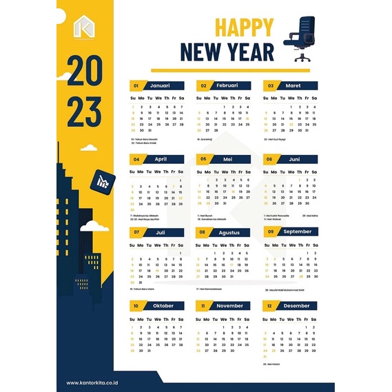 

Kalender Dinding Custom A3+