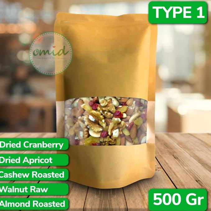 

500 gr - Mix Nuts and Dried fruits | Type 1