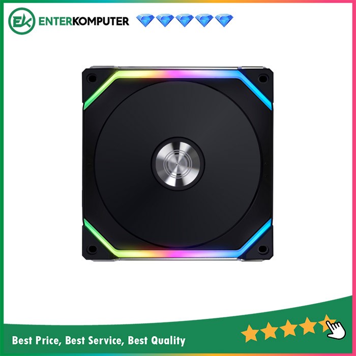 LIAN LI UNI FAN SL140 V2 BLACK - 14CM ARGB FAN / FAN Casing 14CM