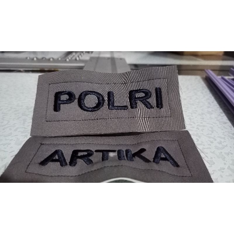 BORDIRAN ATRIBUT POLRI PDL / HARGA SATUAN