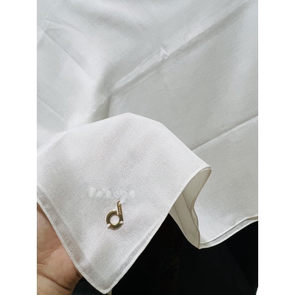 preloved deenay scarves putih polos