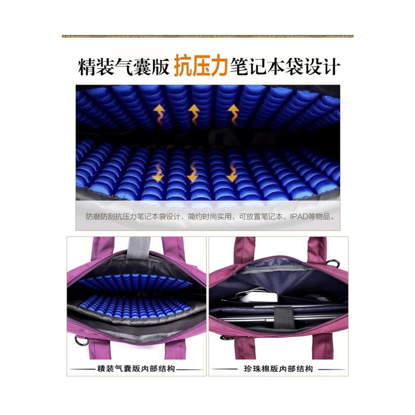 TAS LAPTOP SELEMPANG HIGH QUALITY ANTI AIR 15.5 INCH