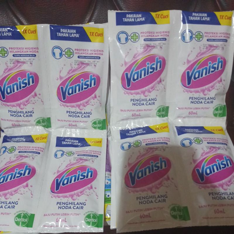 VANISH PUTIH CAIR SACHET 60ML X 12