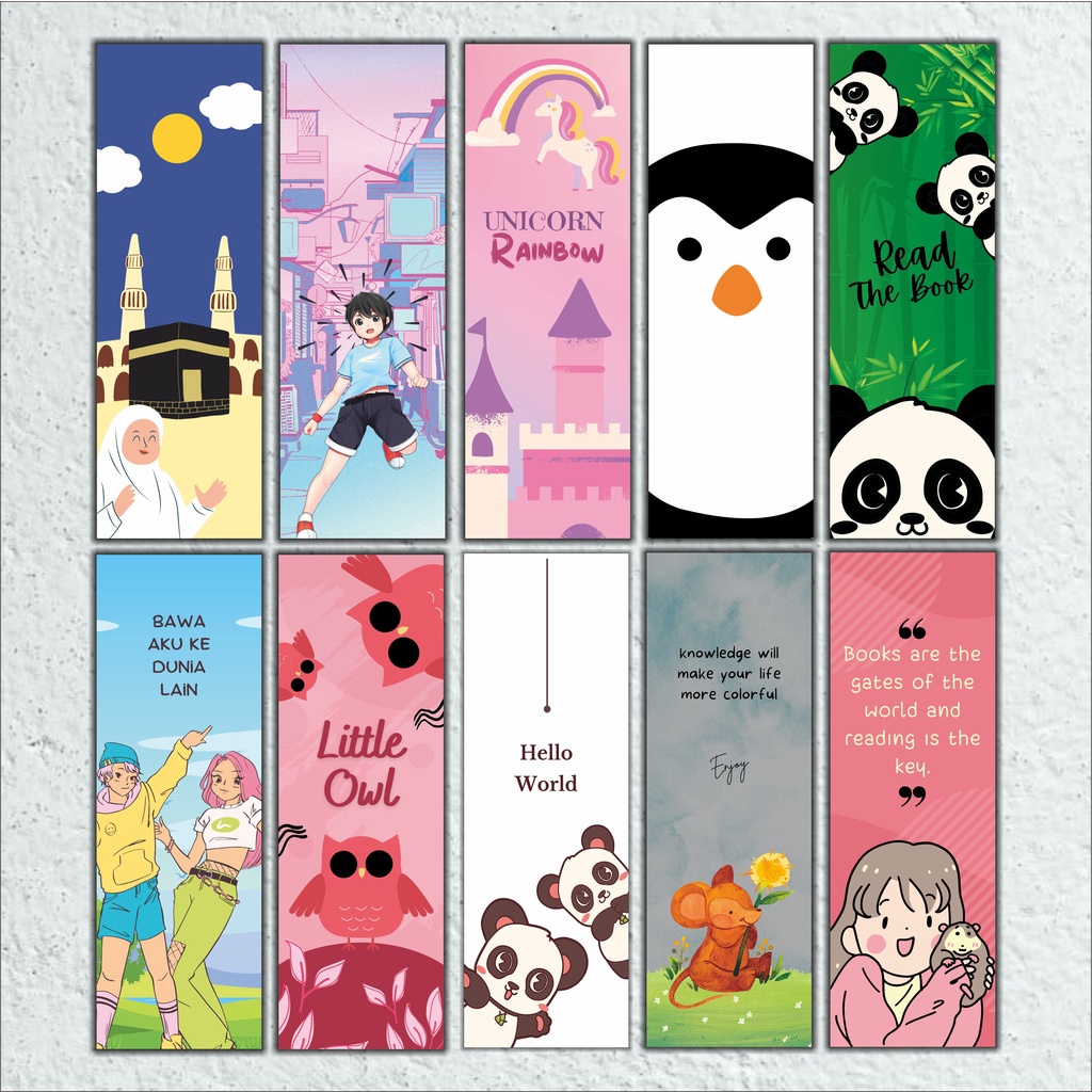 

BOOKMARK, PEMBATAS BUKU AESTHETIC PENANDA BUKU