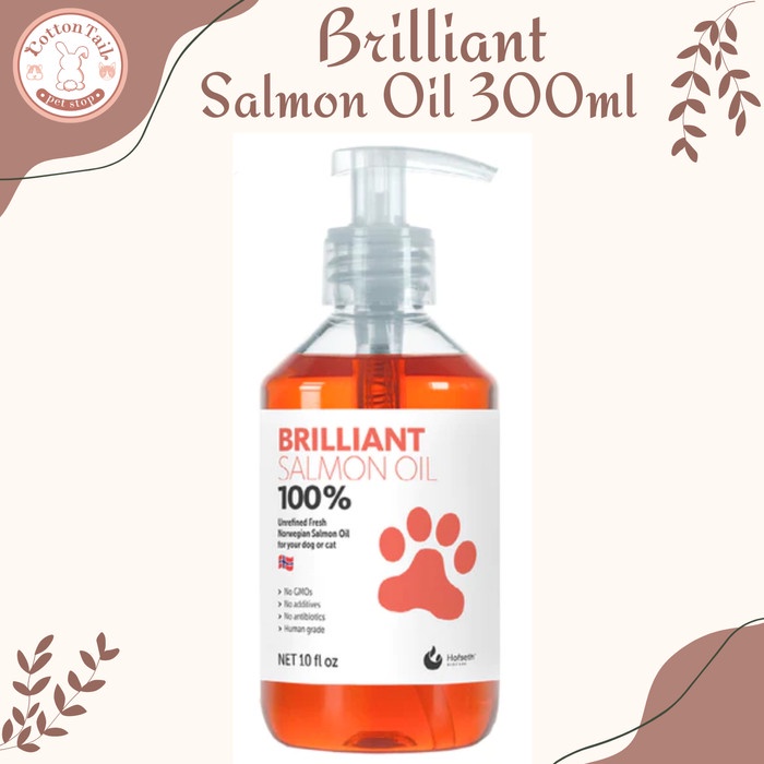 Brilliant Salmon Oil For Dog Cat 300 Ml - Vitamin Omega Anjing Kucing