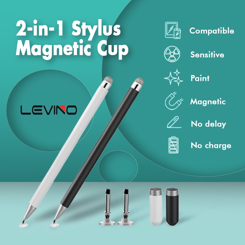 Jual Levino Stylus Pen 2 in 1 Universal For Phone Tablet All Device