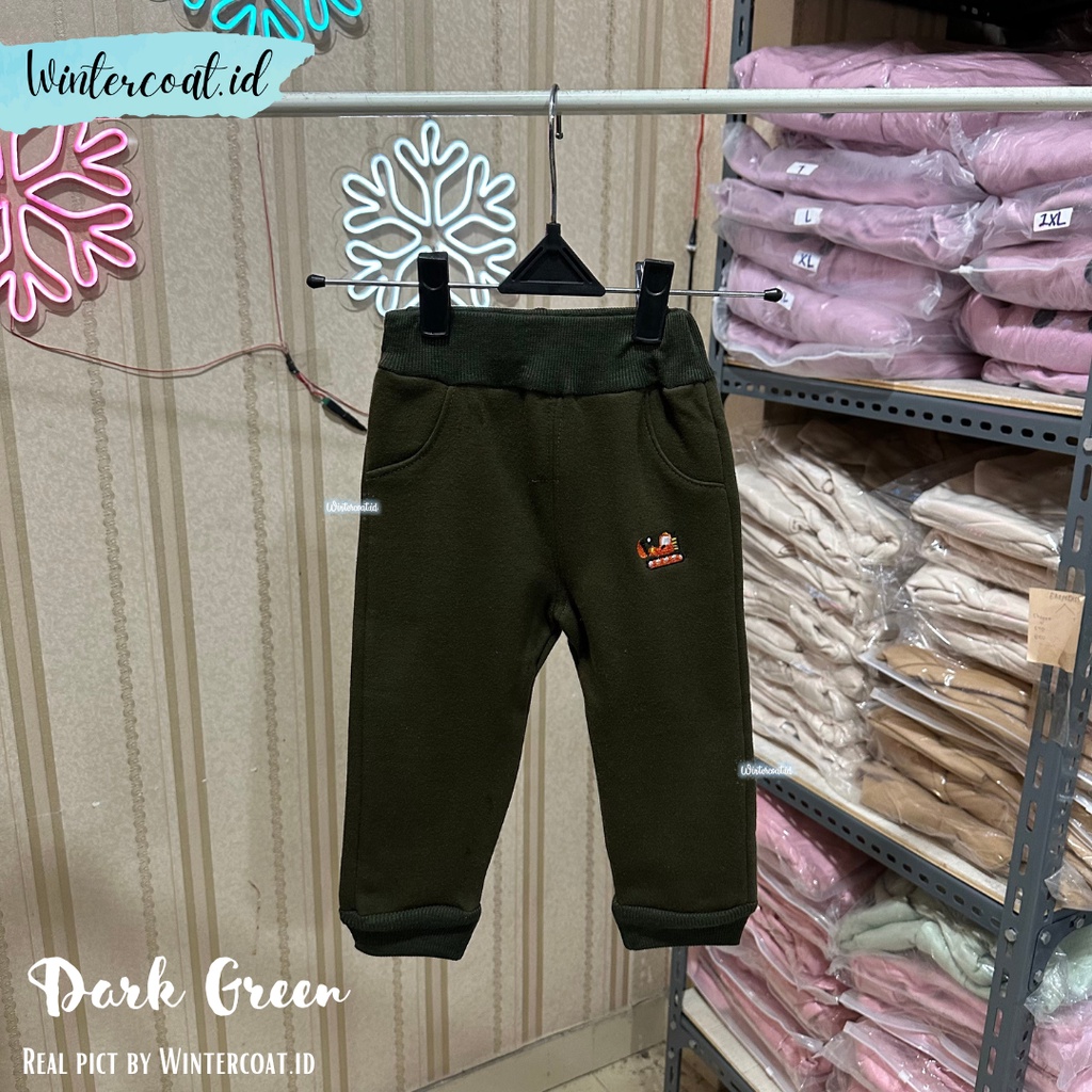 Kids winter legging celana anak hangat import gunung cewek cowok kid thermal pant pants