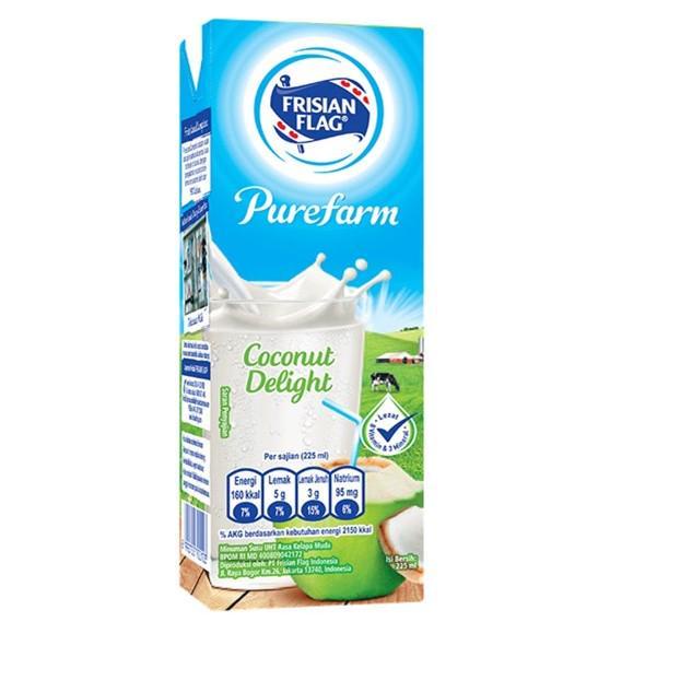 

⁂ Frisian Flag Susu UHT Coconut Delight 2 x 225 ml ぽ