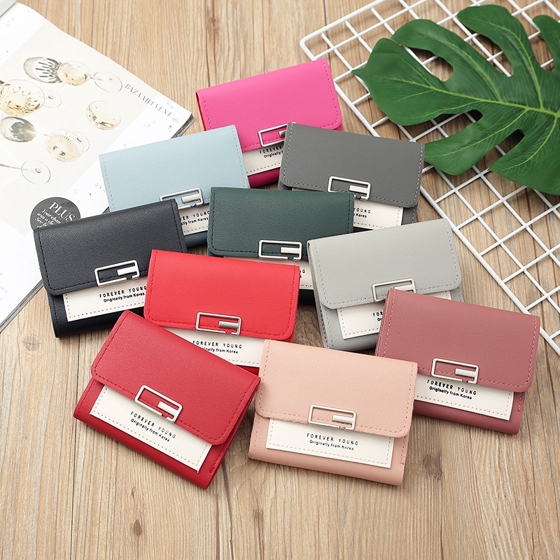 ♥DPS829♥D-665 COD DOMPET WANITA MINI/PENDEK IMPORT MURAH REAL PIC/Dompet Wanita dompet Lipat Cantik